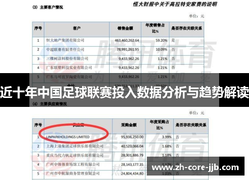 近十年中国足球联赛投入数据分析与趋势解读 近十年中国足球联赛投入数据分析与趋势解读